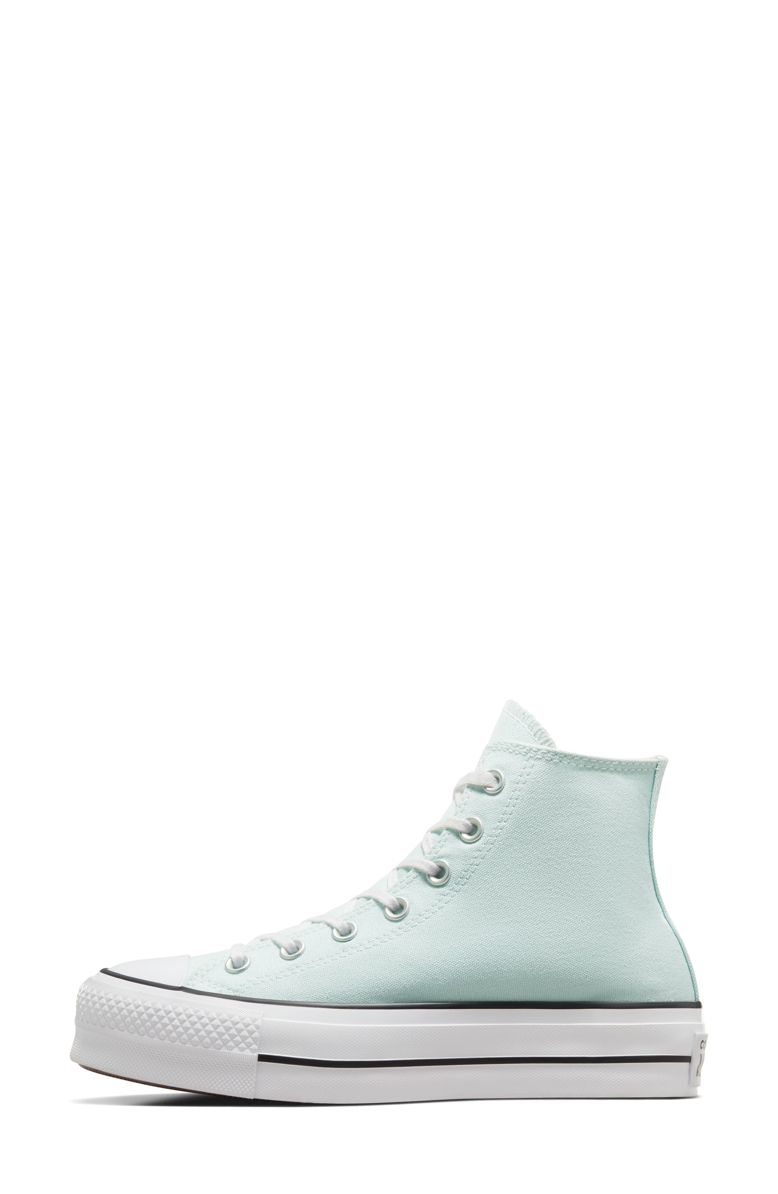 Chuck Taylor® All Star® Lift High Top Platform Sneaker, Alternate, color, CHANCE OF RAIN/ WHITE/ BLACK