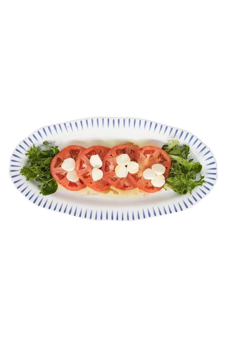 Sitio Stripe Hostess Tray, Alternate, color, DELFT BLUE