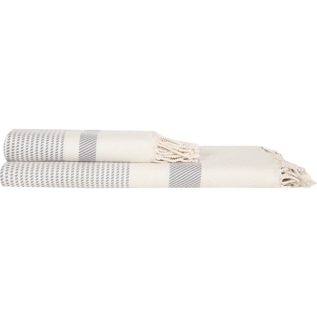 Olive And Linen Olive & Linen Pixel Turkish Towel Set