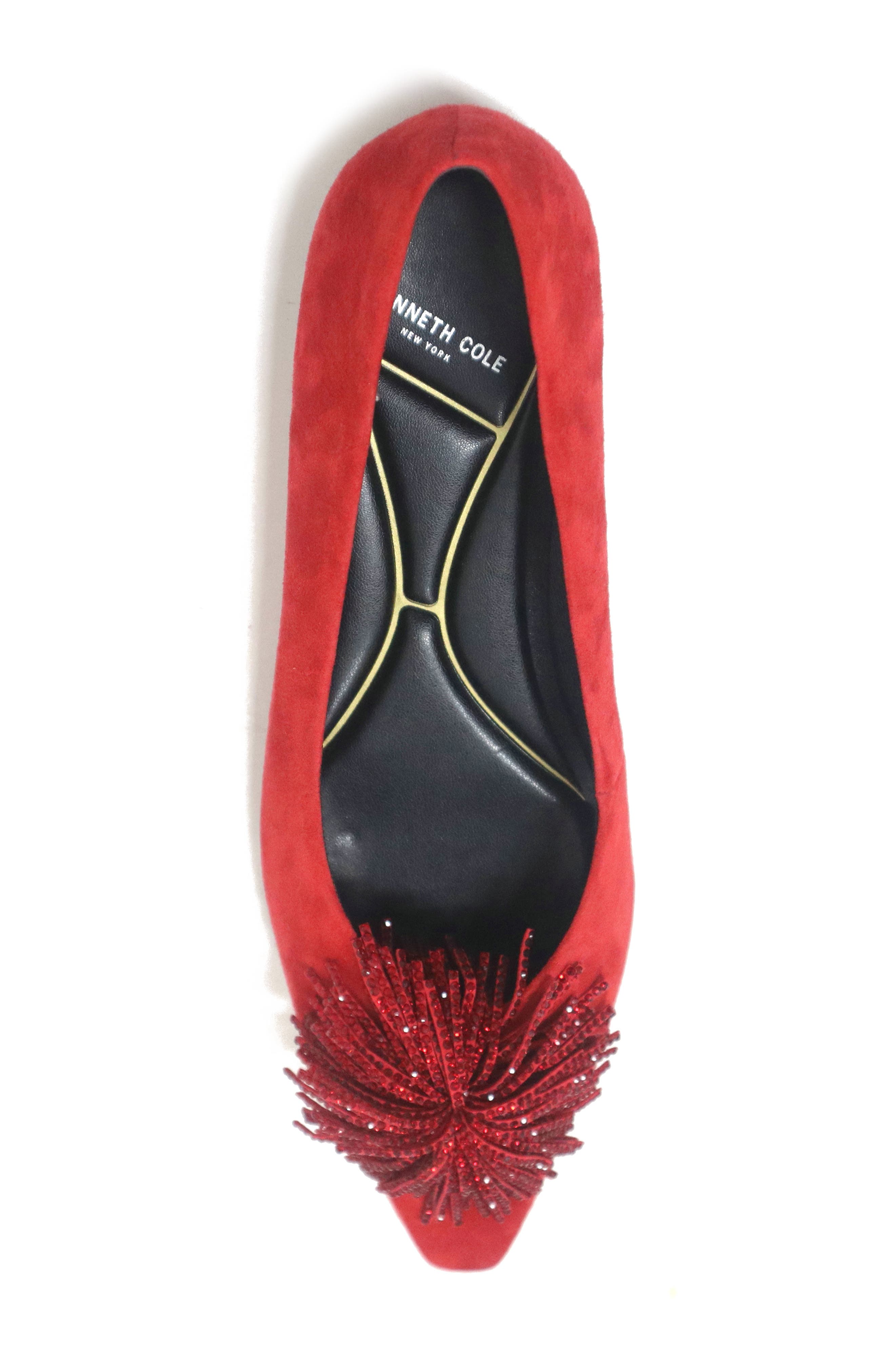 Natasha Flat, Alternate, color, FUEGO SUEDE