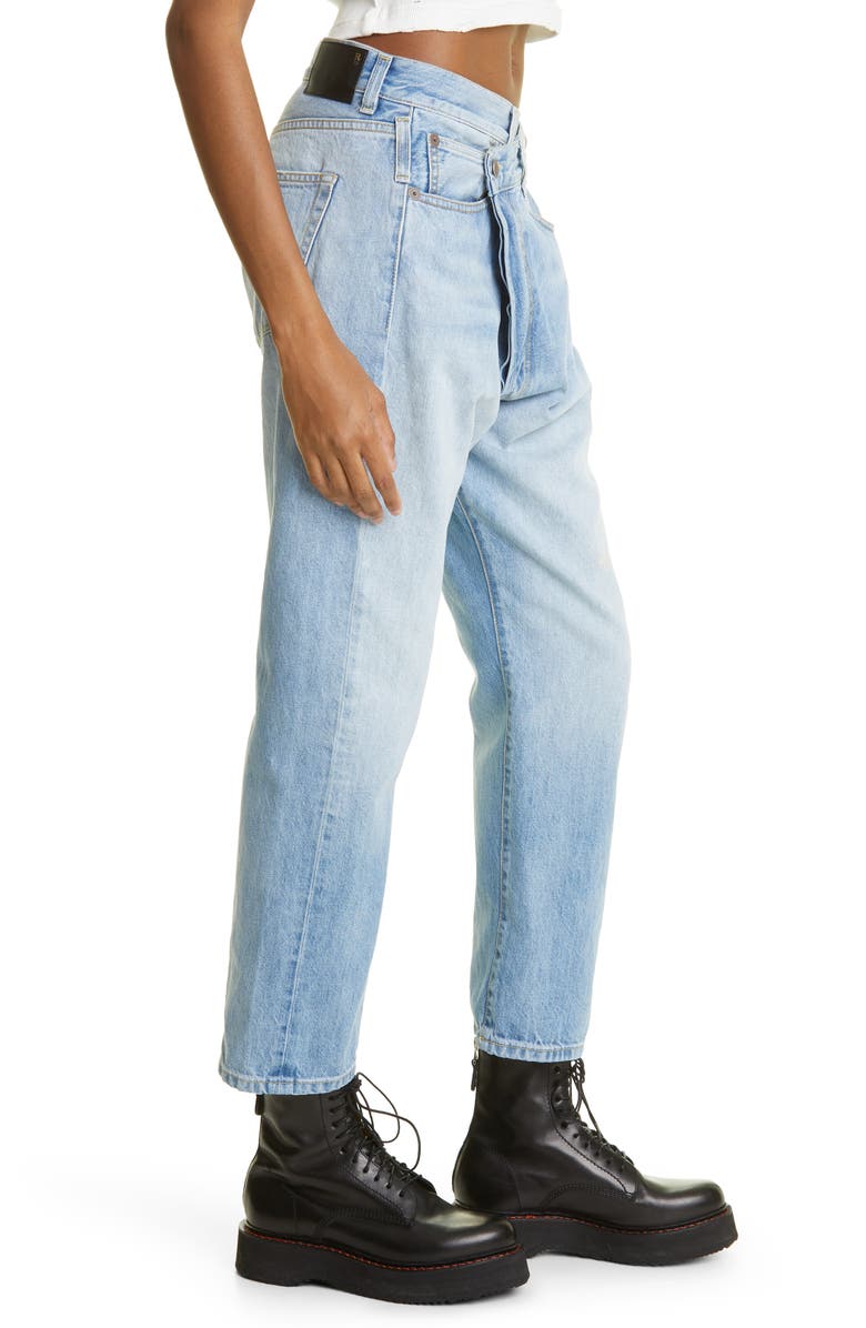 R13 Crossover Jeans, Alternate, color, 