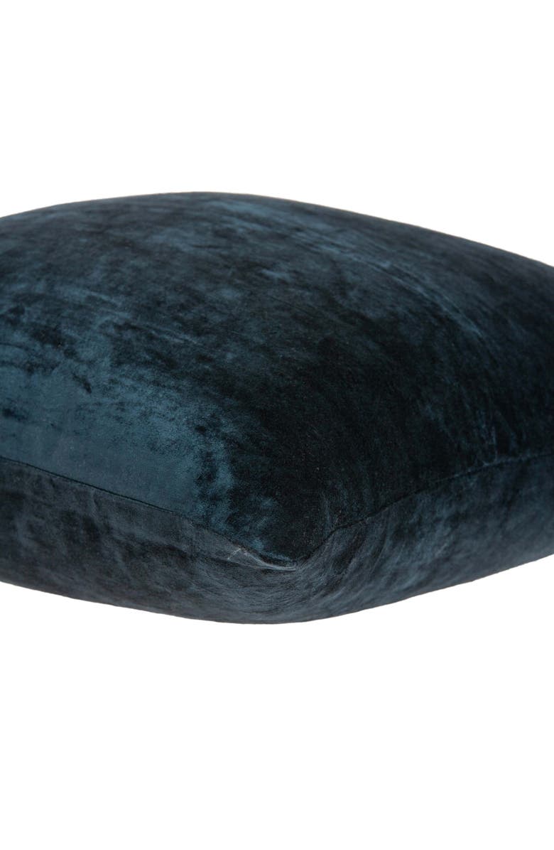 PARKLAND COLLECTION Kyan Square Transitional Throw Pillow, Alternate, color, Dark Blue