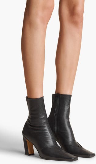Khaite Nevada Square Toe Bootie (Women) | Nordstrom