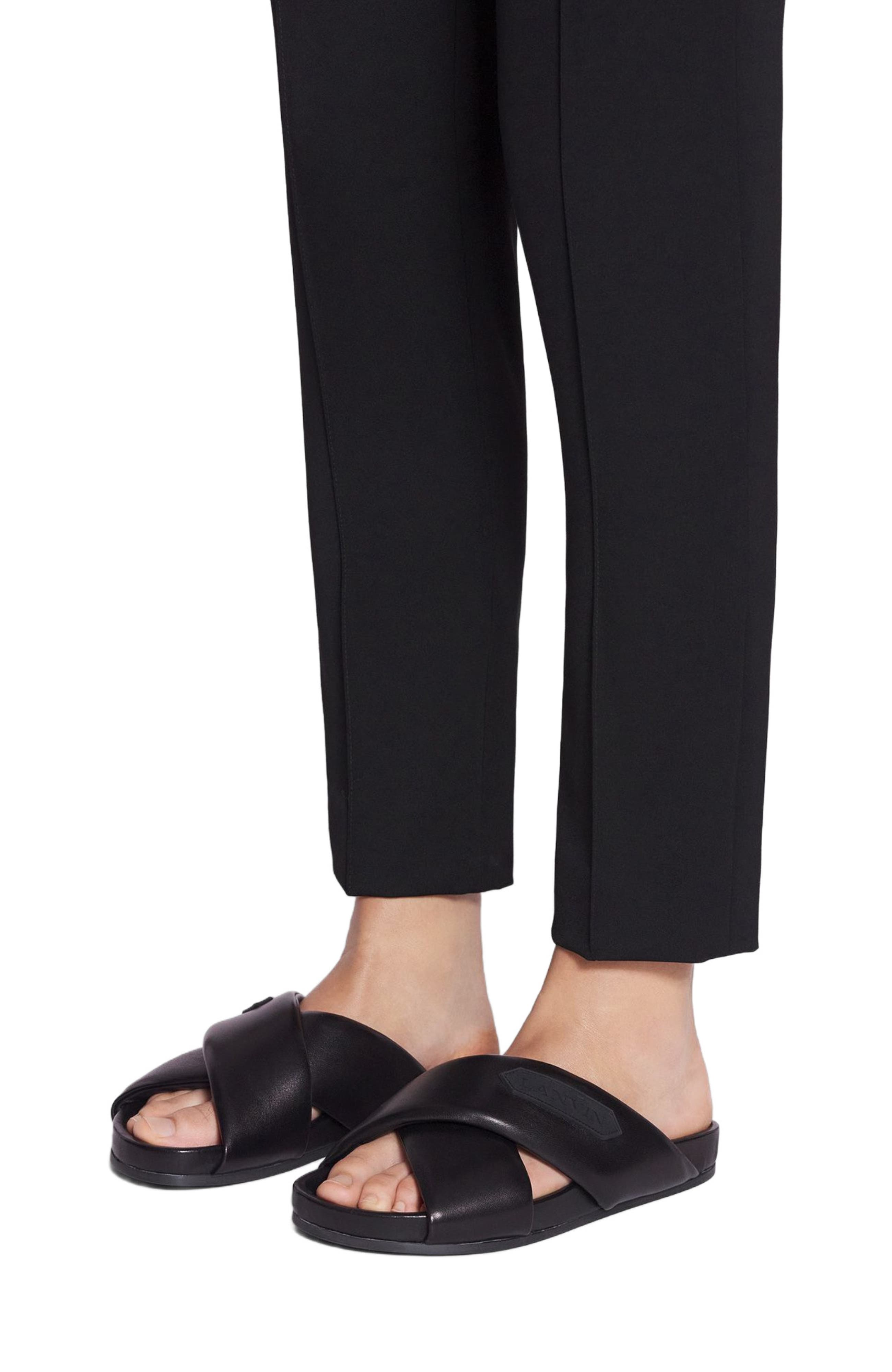 Lanvin TINKLE SANDALS IN LEATHER, Alternate, color, 