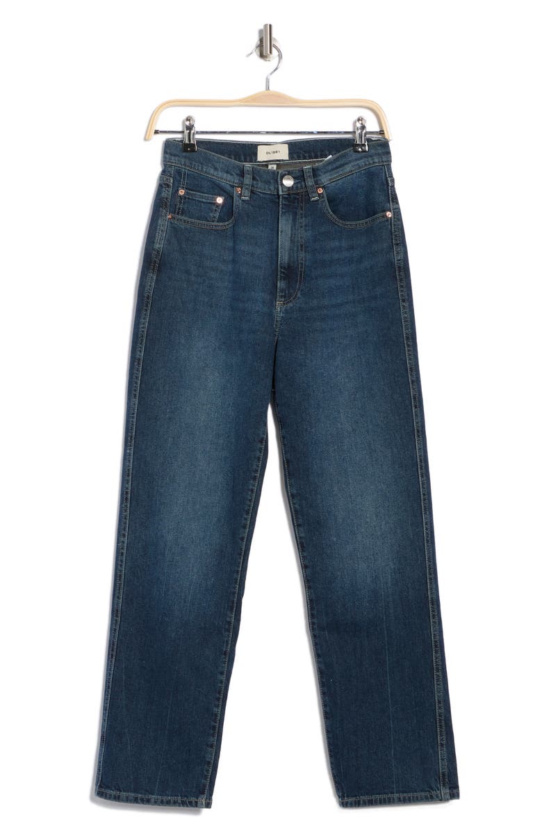 DL1961 Enora High Waist Ankle Cigarette Jeans, Alternate, color, Cromer