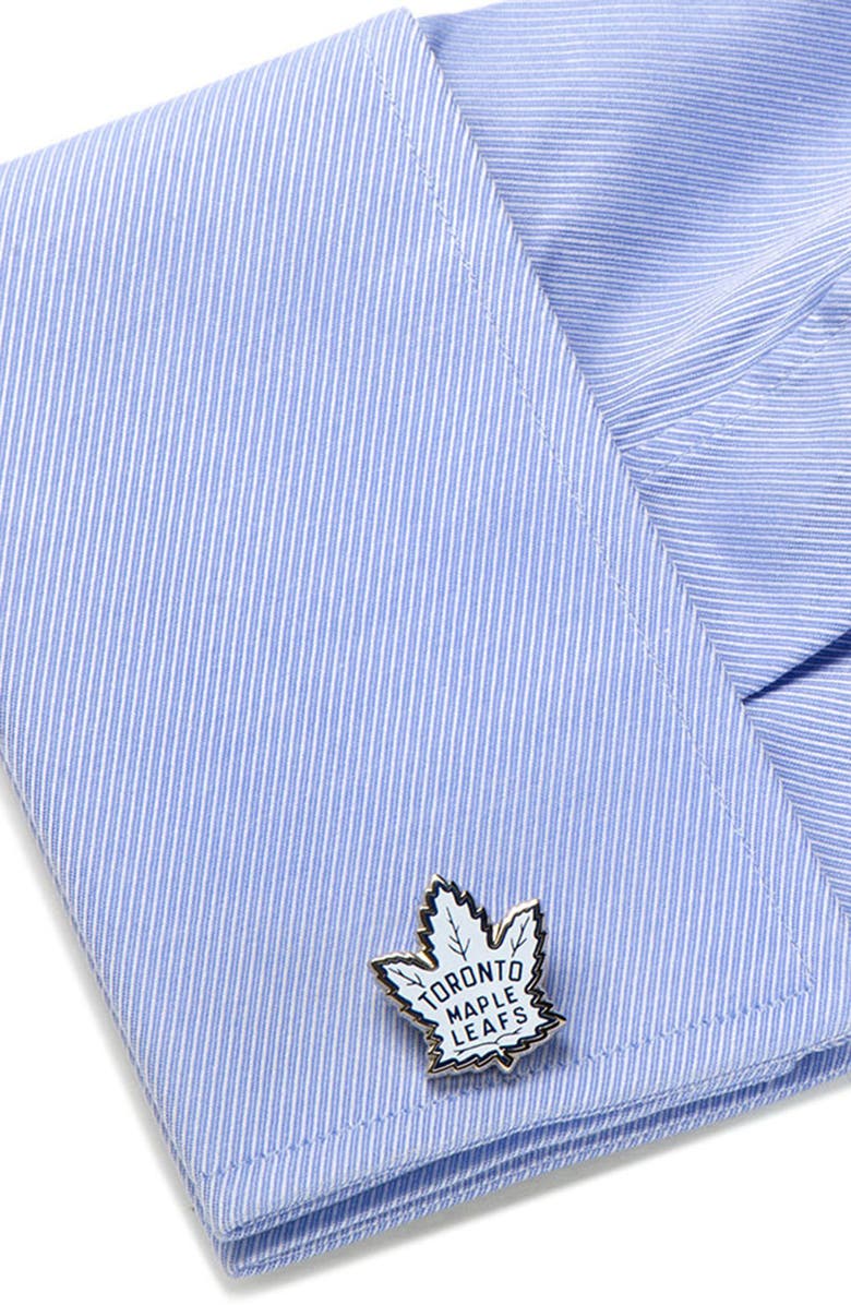 Cufflinks, Inc. NHL Toronto Maple Leaf Cuff Links, Alternate, color, 