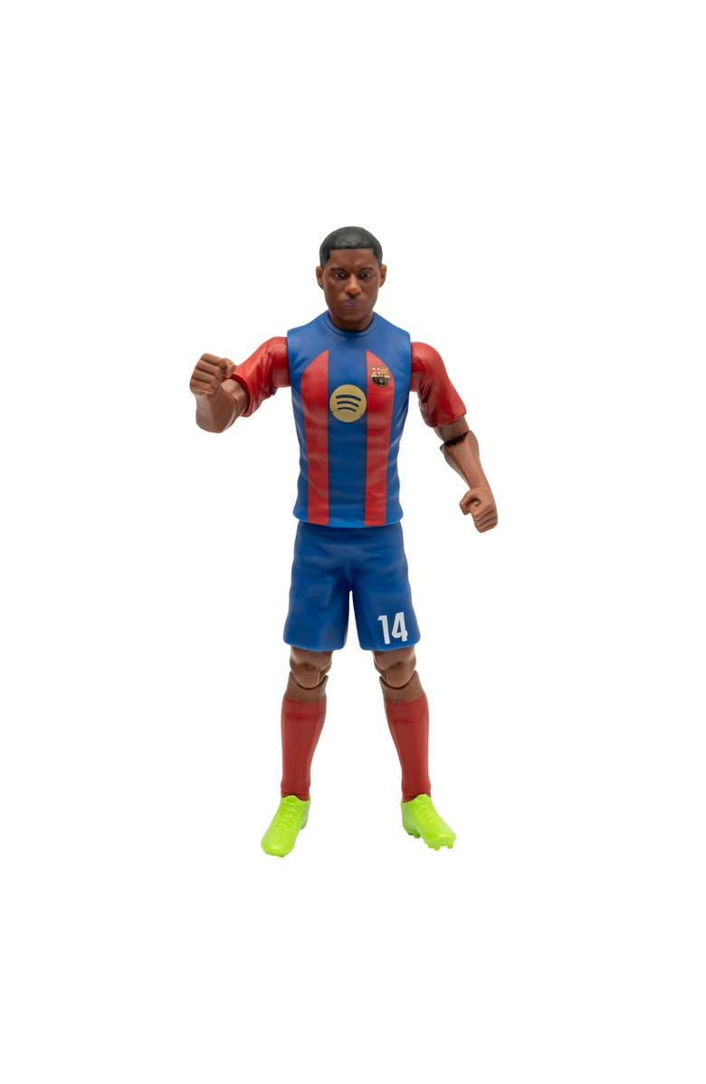 Banbo Toys Sockers FC Barcelona Marcus Rashford 8" Soccer Action Figure, Alternate, color, Blue