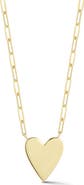 CHLOE AND MADISON Heart Pendant Necklace