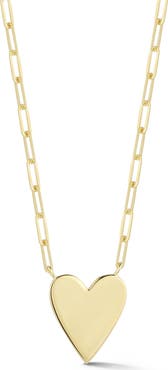 CHLOE AND MADISON Heart Pendant Necklace