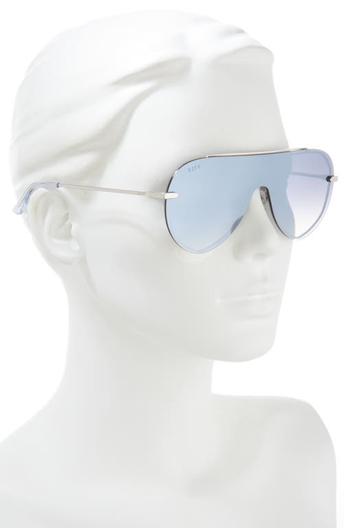 DIFF DIFF IMANI 139MM GRADIENT SHIELD SUNGLASSES