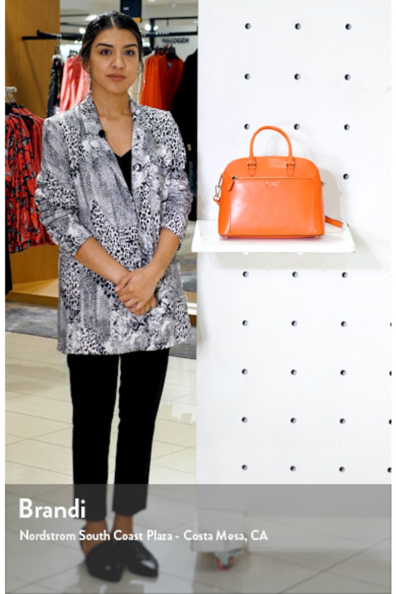 medium louise leather dome satchel video
