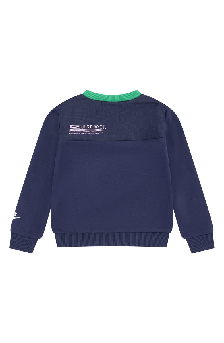 Nike Kids' Graphic Logo Pullover Sweater, Alternate, color, Midnight Navy