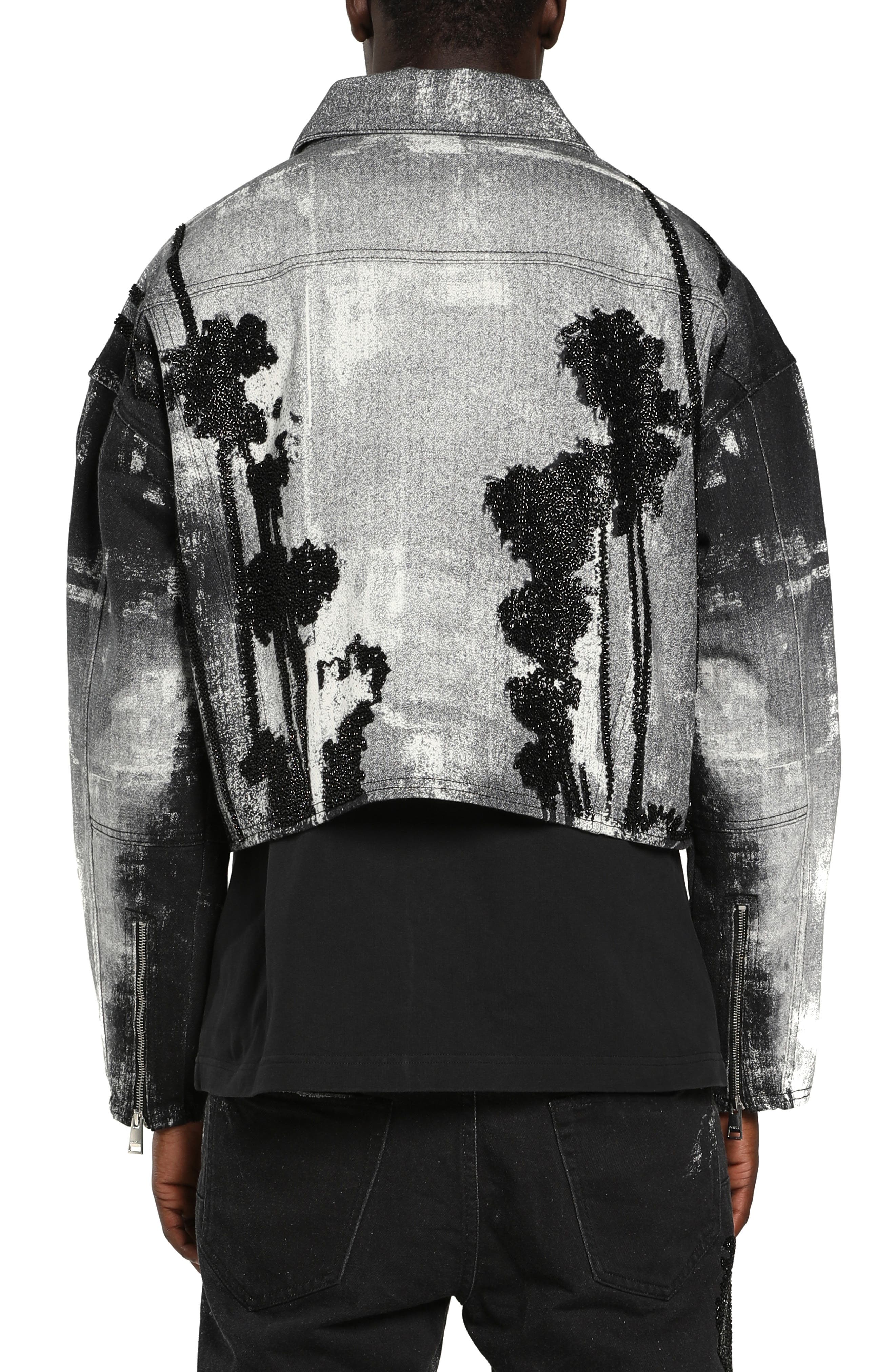 Carpenter Beaded Denim Jacket - image 2