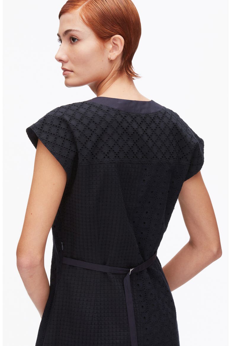 Patchwork Broderie Anglaise Dress, Alternate, color, MIDNIGHT