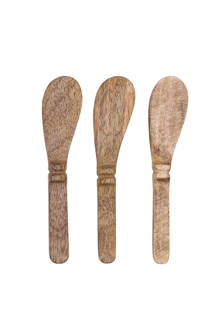 Lana Serving Spreaders Set of 3, Alternate, color, Brown