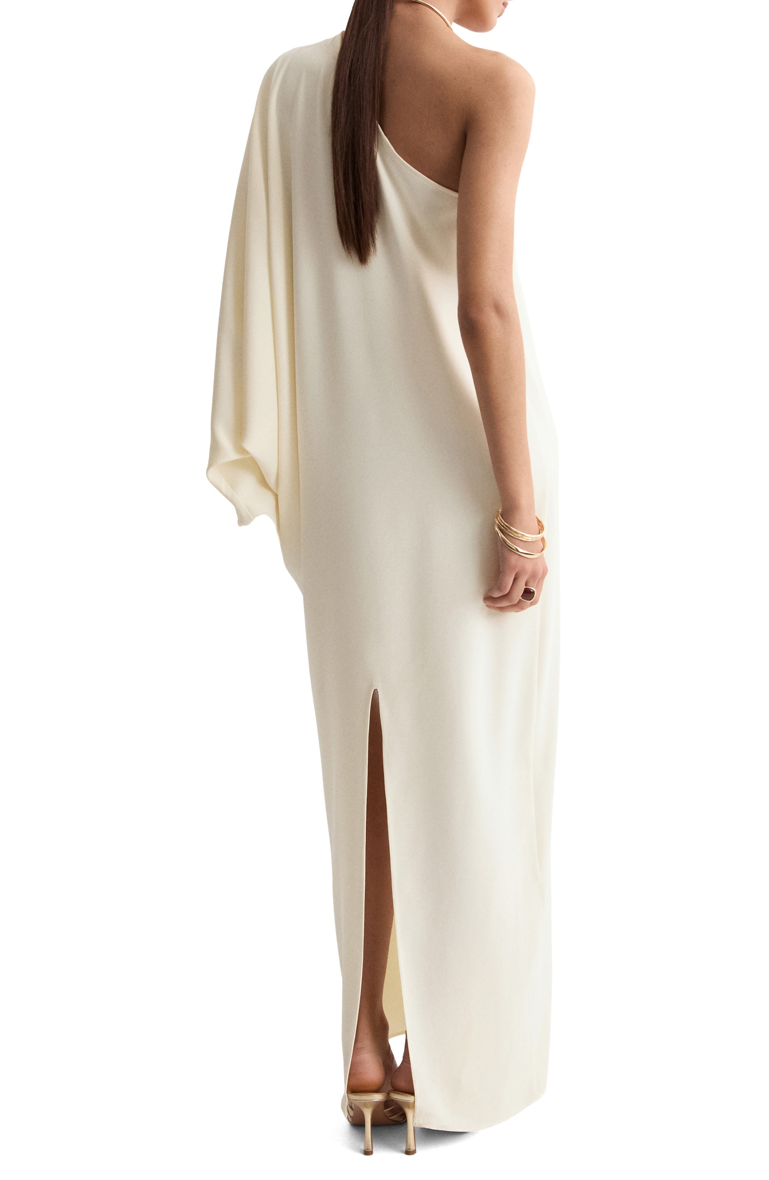 MANGO One-Shoulder Maxi Dress (Women) | Nordstrom