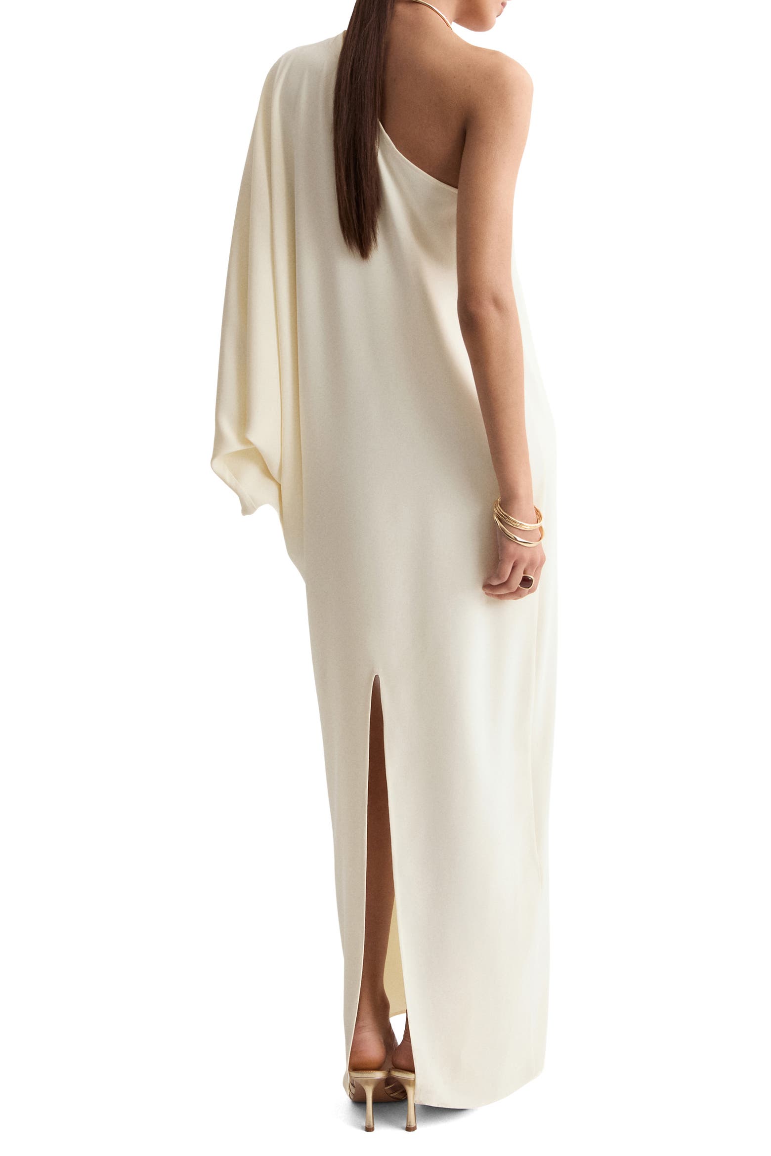 Mango Local One MANGO One-Shoulder Maxi Dress (Women) | Nordstrom