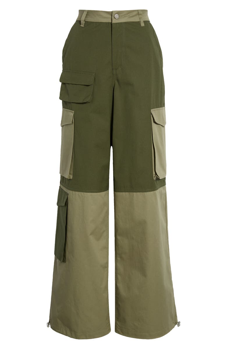 AFRM Colorblock Cargo Pants, Alternate, color, 