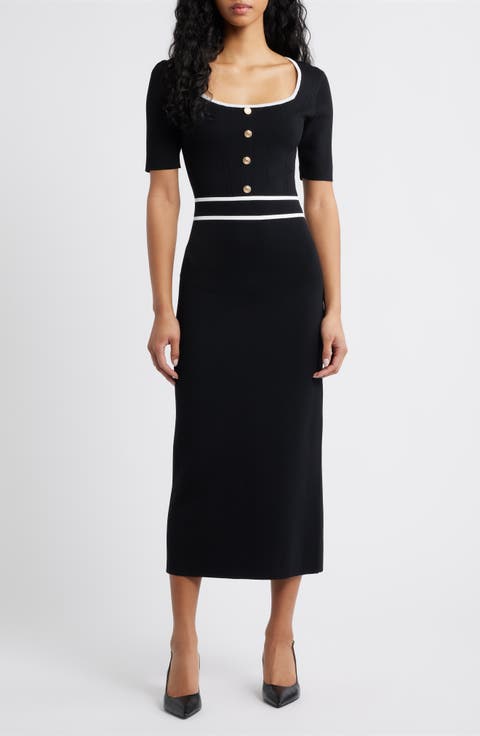 Short Sleeve Knit Dress