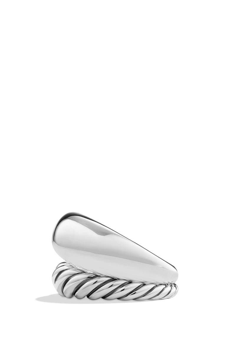 Pure Form Two Row Ring, Alternate, color, SILVER