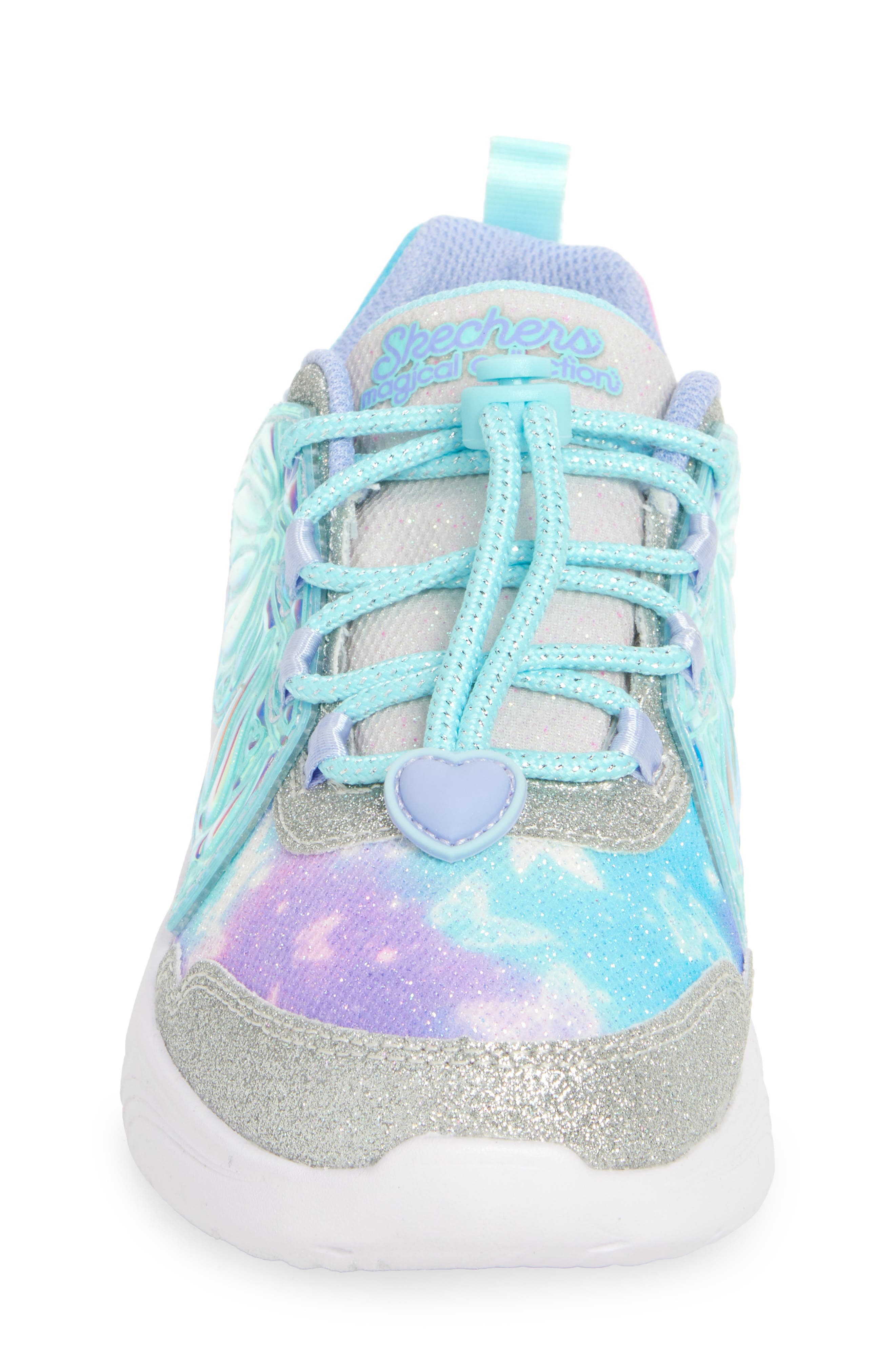 SKECHERS Kids' Dream Racer - Wing Brites Light-Up Sneaker, Alternate, color, 
