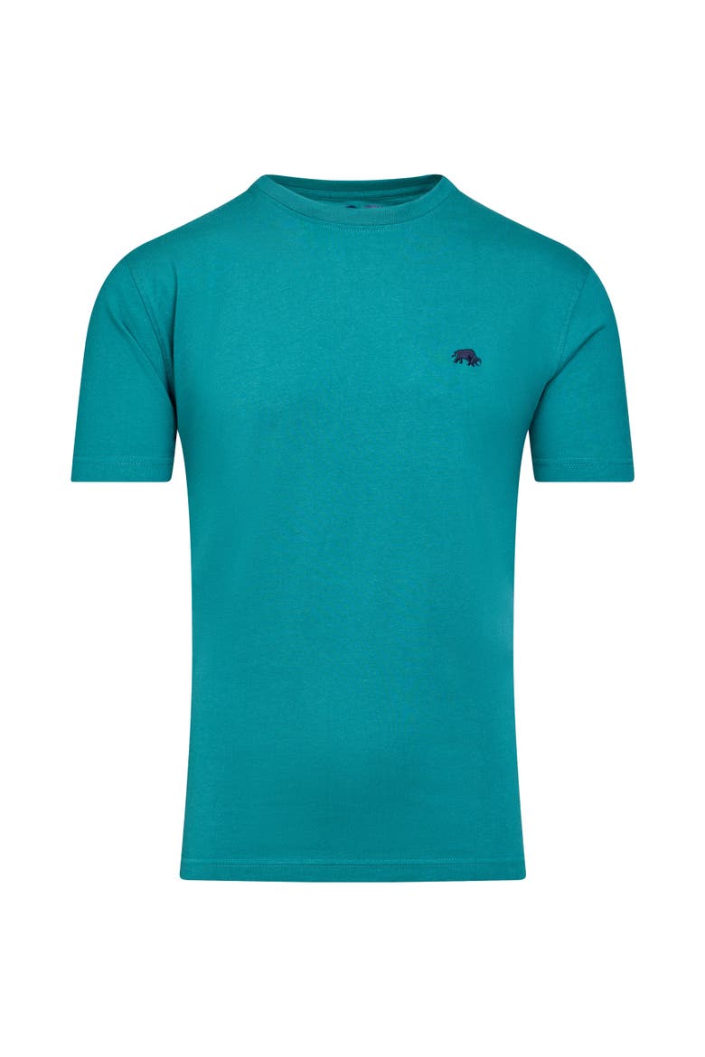 YFC Bull Horns Back Print T-Shirt, Alternate, color, Teal