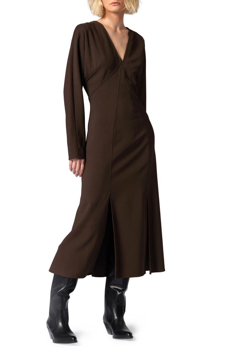 Equipment Nava Long Sleeve A-Line Dress, Main, color, 