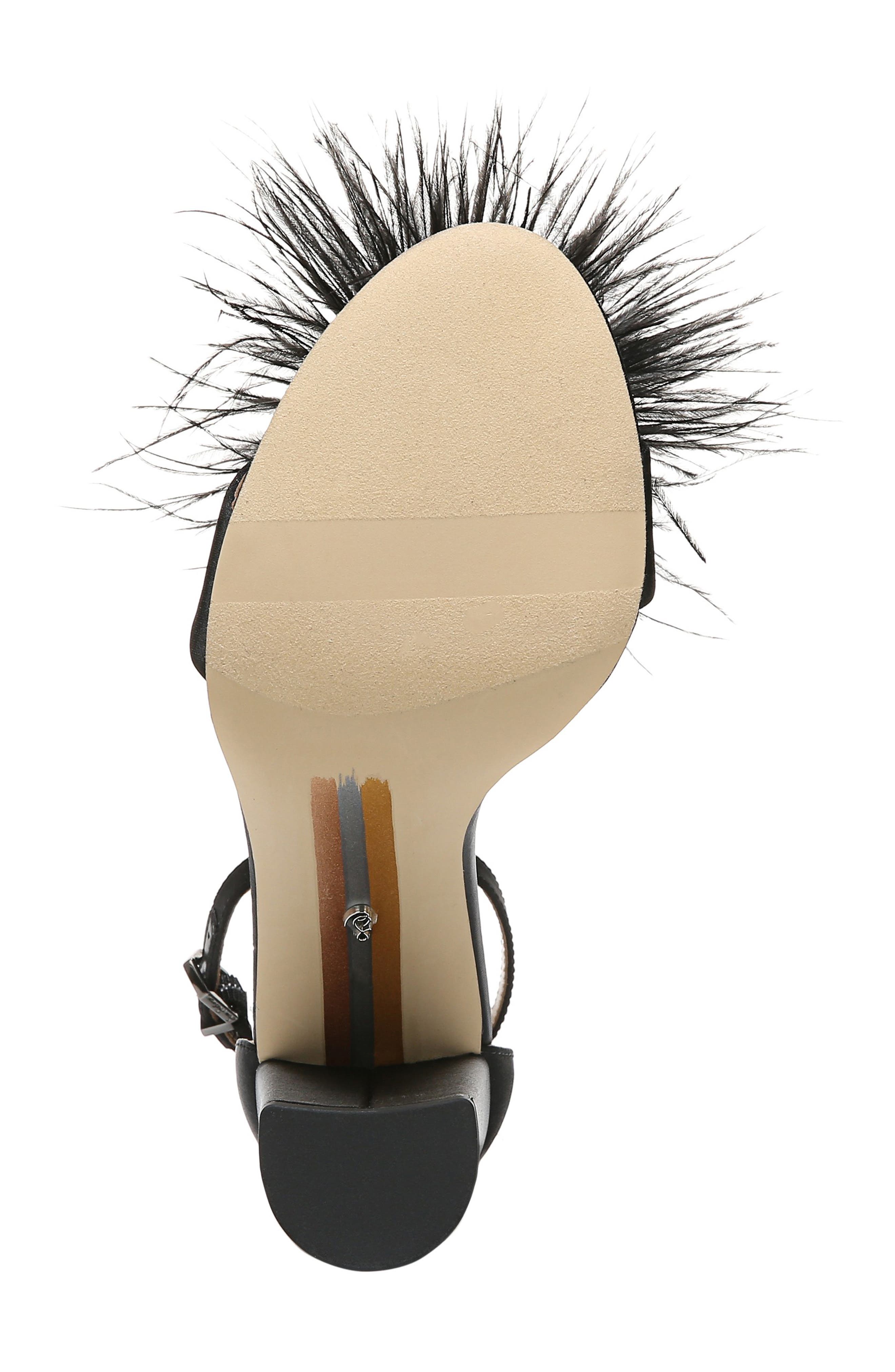 Sam Edelman Yaro Feather Sandal, Alternate, color, 