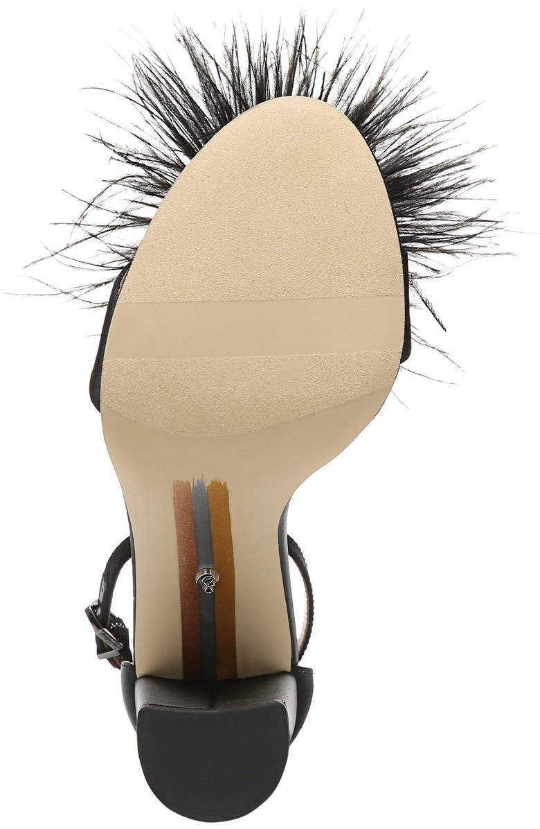 Sam Edelman Yaro Feather Sandal, Alternate, color,