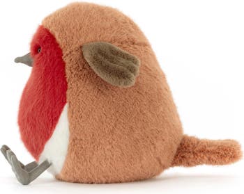 Plum Robin Stuffed Animal