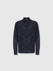 Missoni Striped Wool And Viscose Knit Shirt