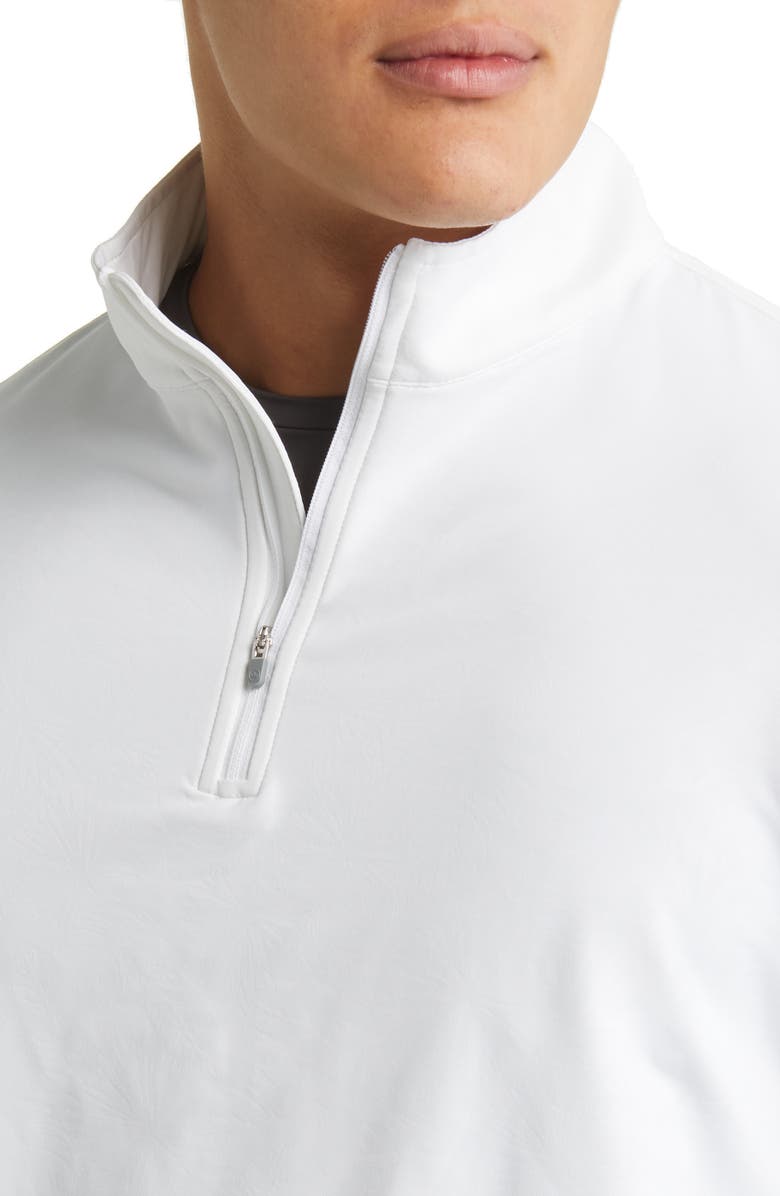 Peter Millar Perth Frondescence Performance Quarter-Zip Pullover, Alternate, color,