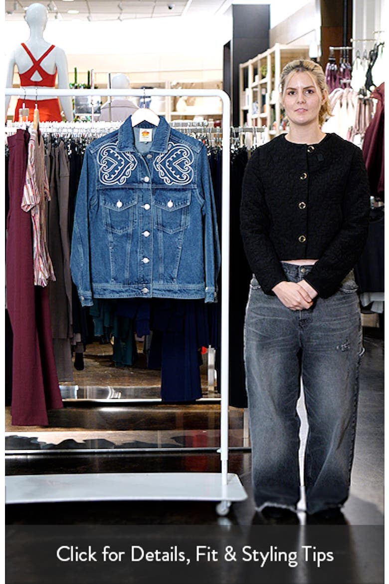 Cornely Embroidered Denim Jacket video