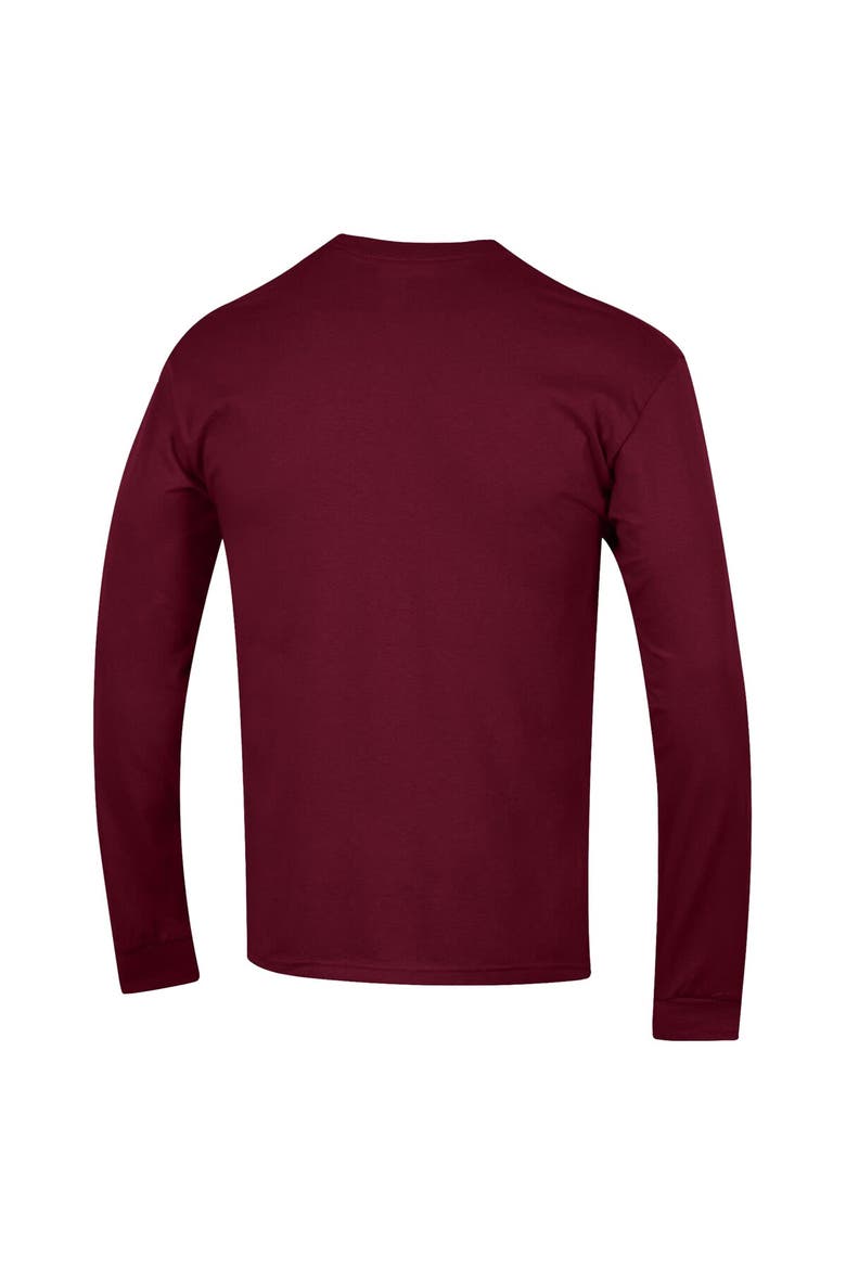 Men's Champion  Maroon Arizona State Sun Devils Arch Over Logo 2-Hit Long Sleeve T-Shirt, Alternate, color, Maroon