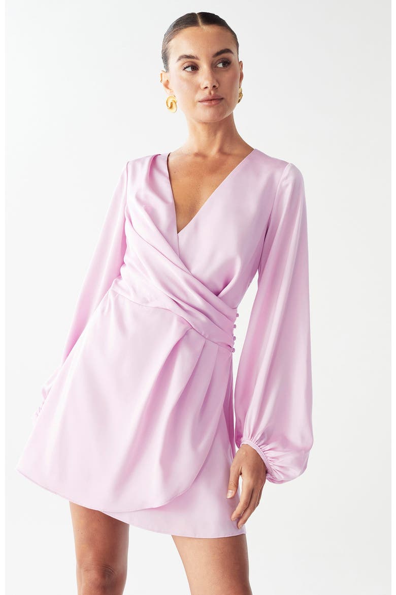 Philipa Mini Dress, Alternate, color, Lilac