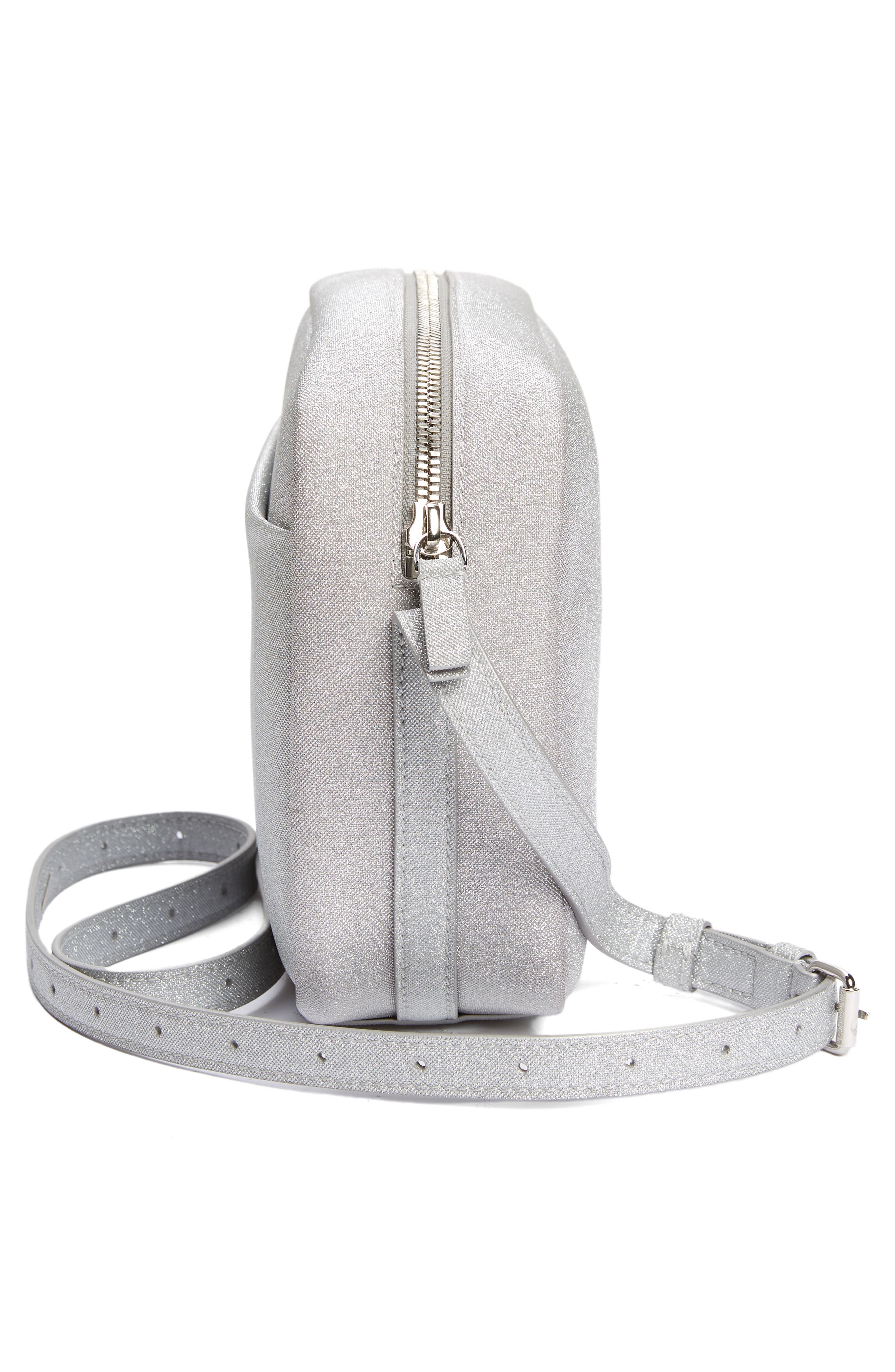 Balenciaga Medium Everyday Sparkle Fabric Camera Bag, Alternate, color, 