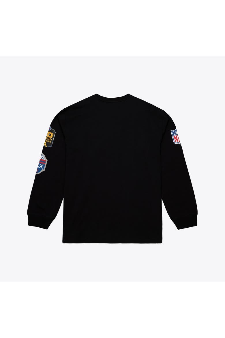 Men's Mitchell & Ness  Black Pittsburgh Steelers Big & Tall Training Camp Long Sleeve T-Shirt, Alternate, color, Black