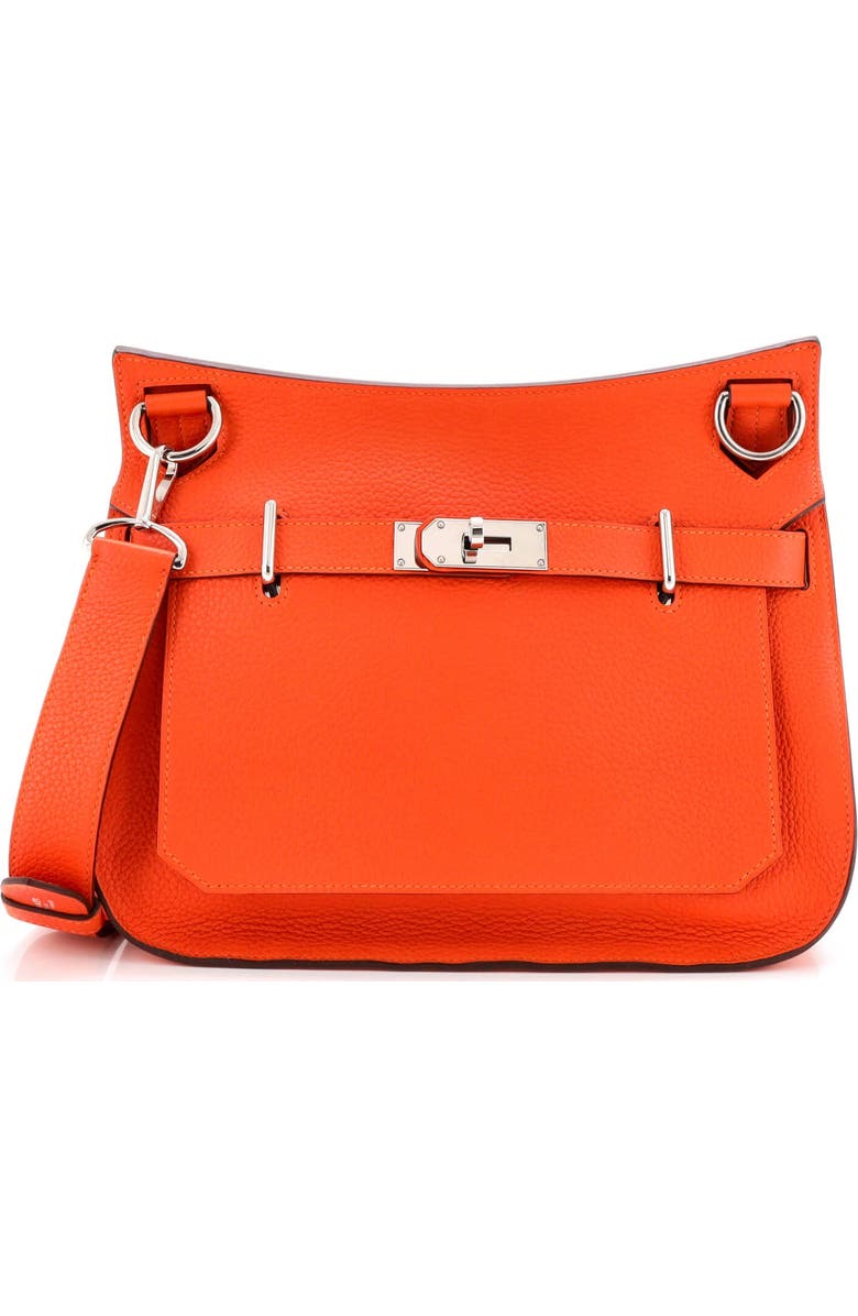Pre-Owned Hermes Jypsiere Bag Clemence 31, Main, color, Feu