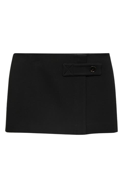 Mango Side Button Miniskirt