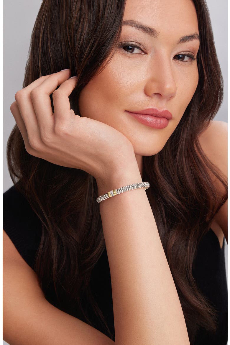 Diamond Luxe Pavé Station 6mm Bracelet, Alternate, color, DIAMOND