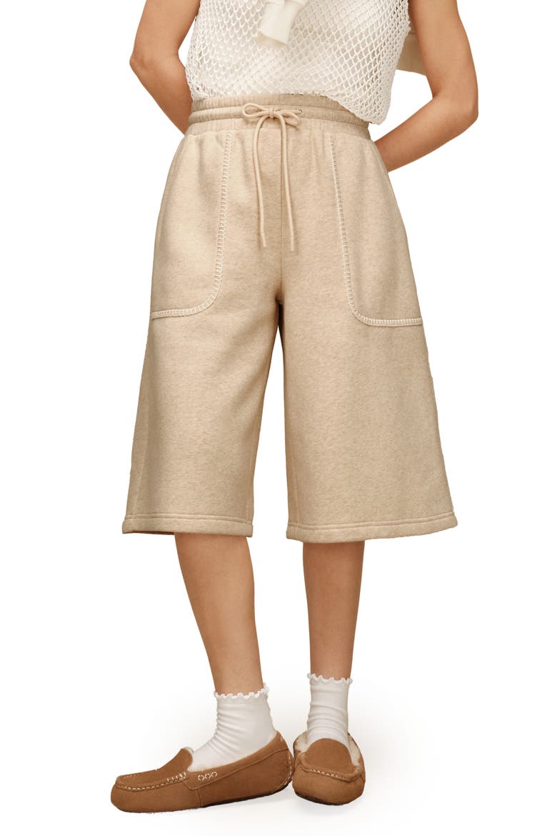 Classic Bermuda Shorts, Main, color, SAND HEATHER