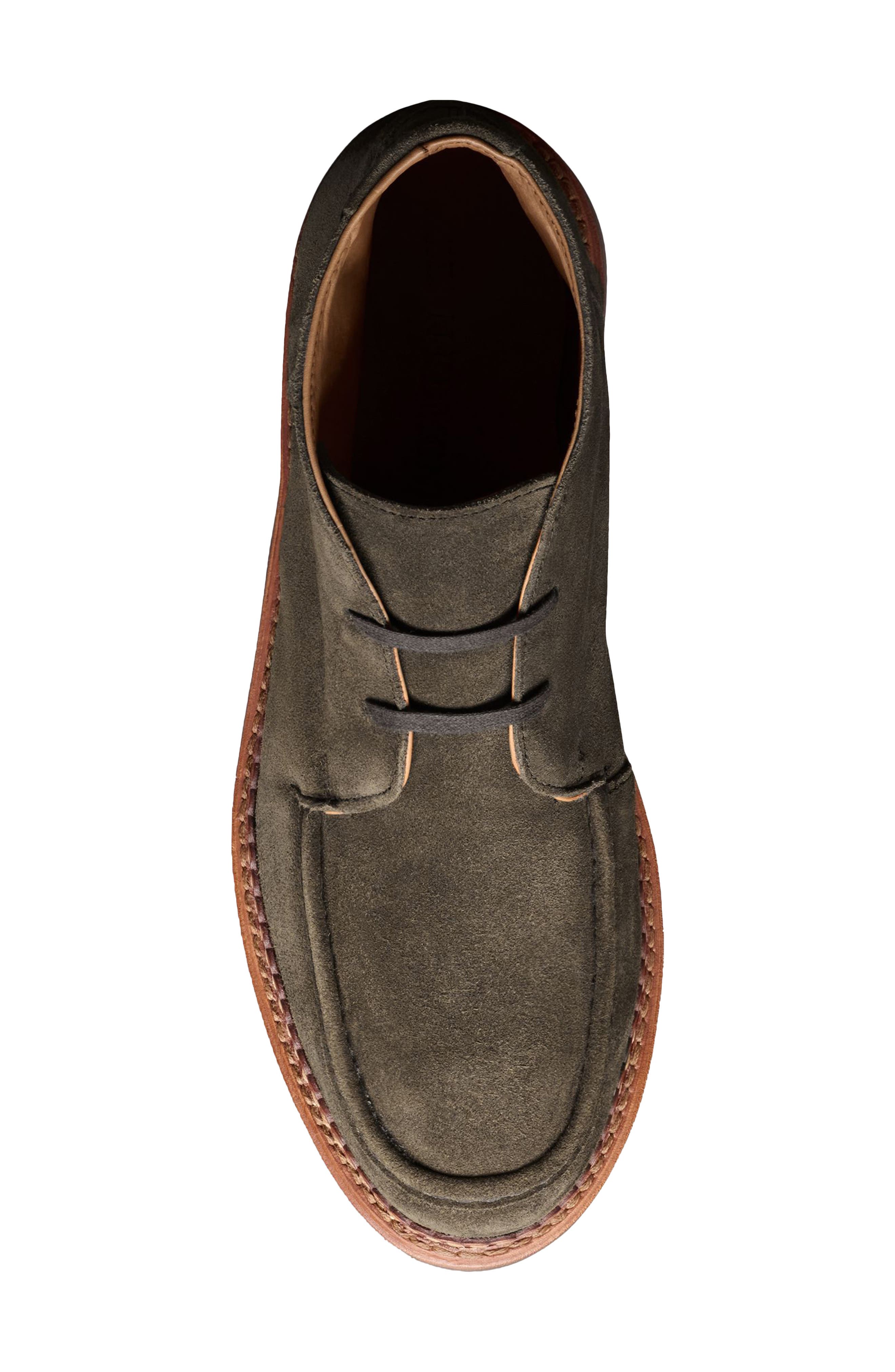 Cameron Leather Chukka Boot, Alternate, color, DARK OLIVE SUEDE
