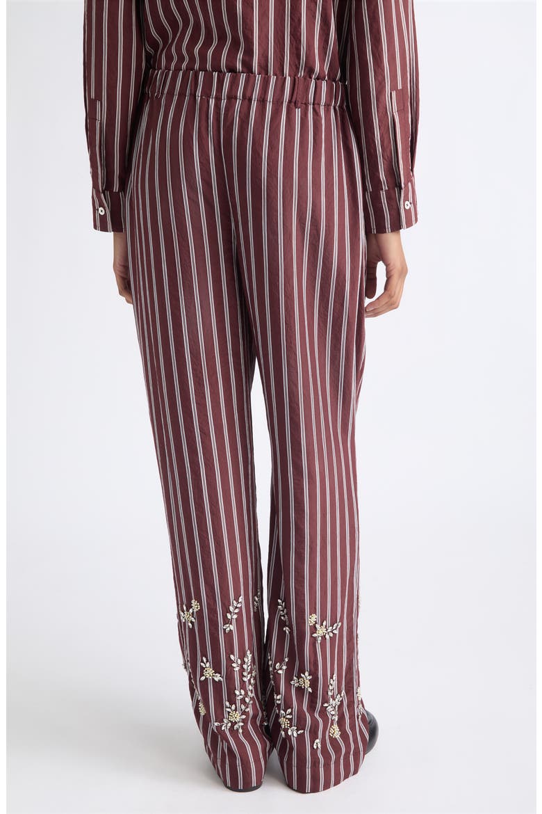 Beaded Boxer Straight Leg Pants, Alternate, color, UNIFORM STRIPES