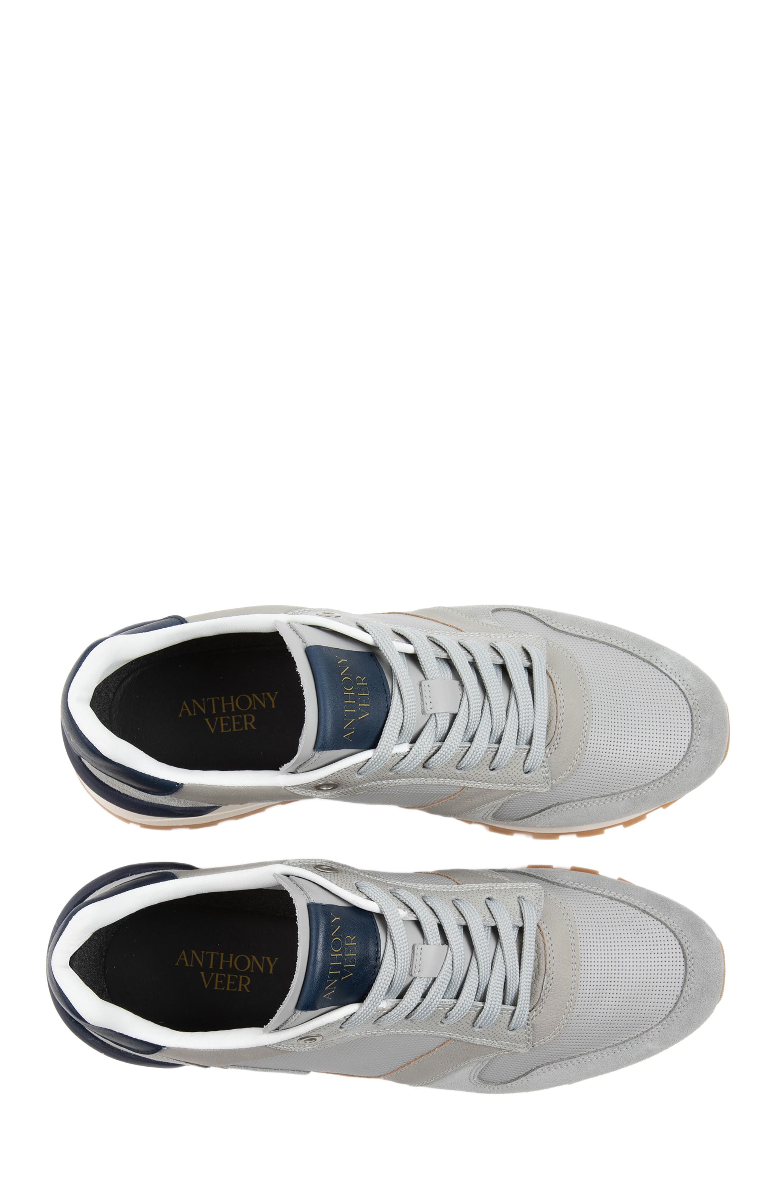 Anthony Veer Edward Runner Sneaker, Alternate, color, Grey Navy