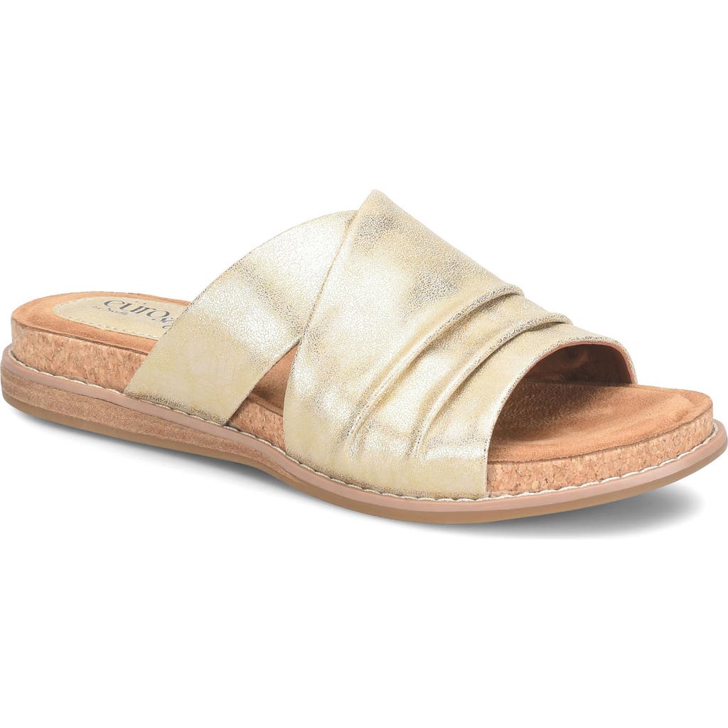 Eurosoft Elesha Slide Sandal In Gold