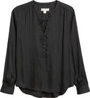 Treasure & Bond Drapey Long Sleeve Top