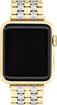 COACH Apple Watch® Two-Tone Bracelet Watchband