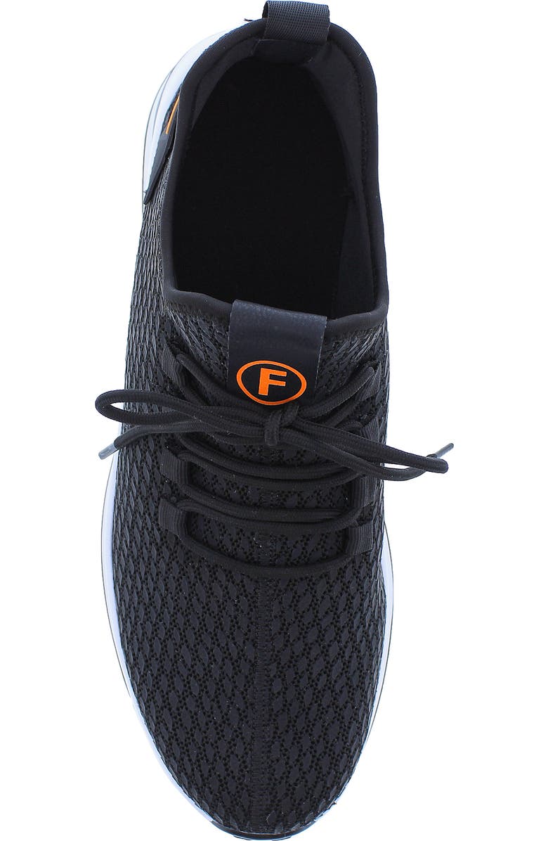 French Connection Shane Snake Embossed Knit Sneaker, Alternate, color,