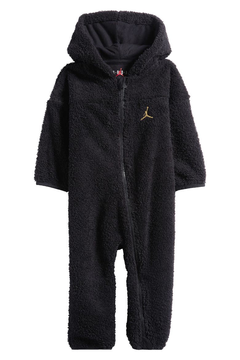 Bouclé Coverall, Main, color, BLACK