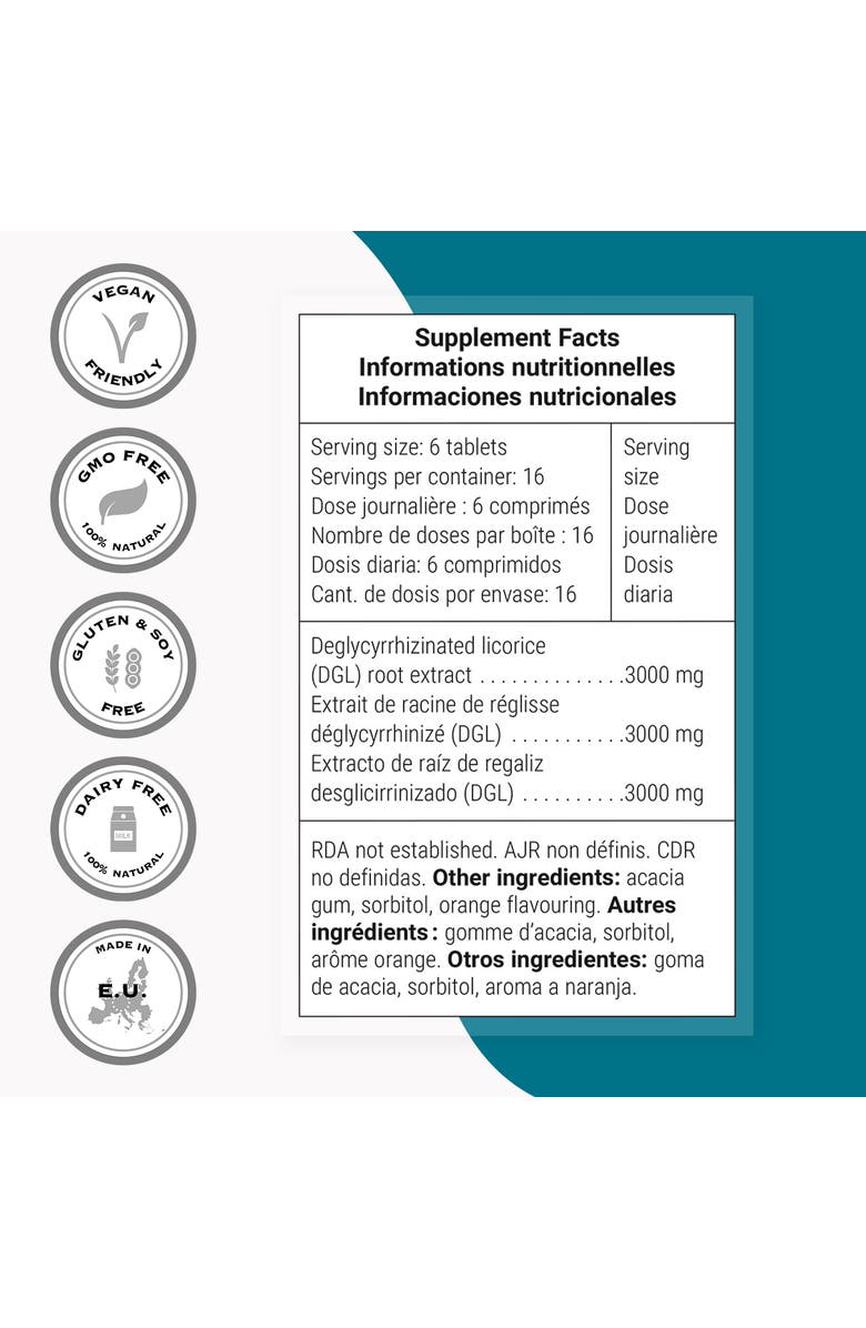 SuperSmart DGL Supplement 3000mg, Alternate, color, NO COLOR